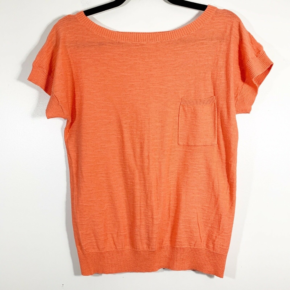 LOFT Short Sleeved 100% Cotton Pullover Sweater M